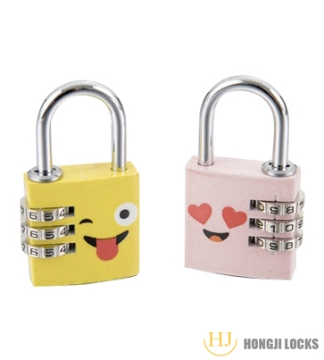 hongjilock 56*30*11  combination lock with cartoon pictures